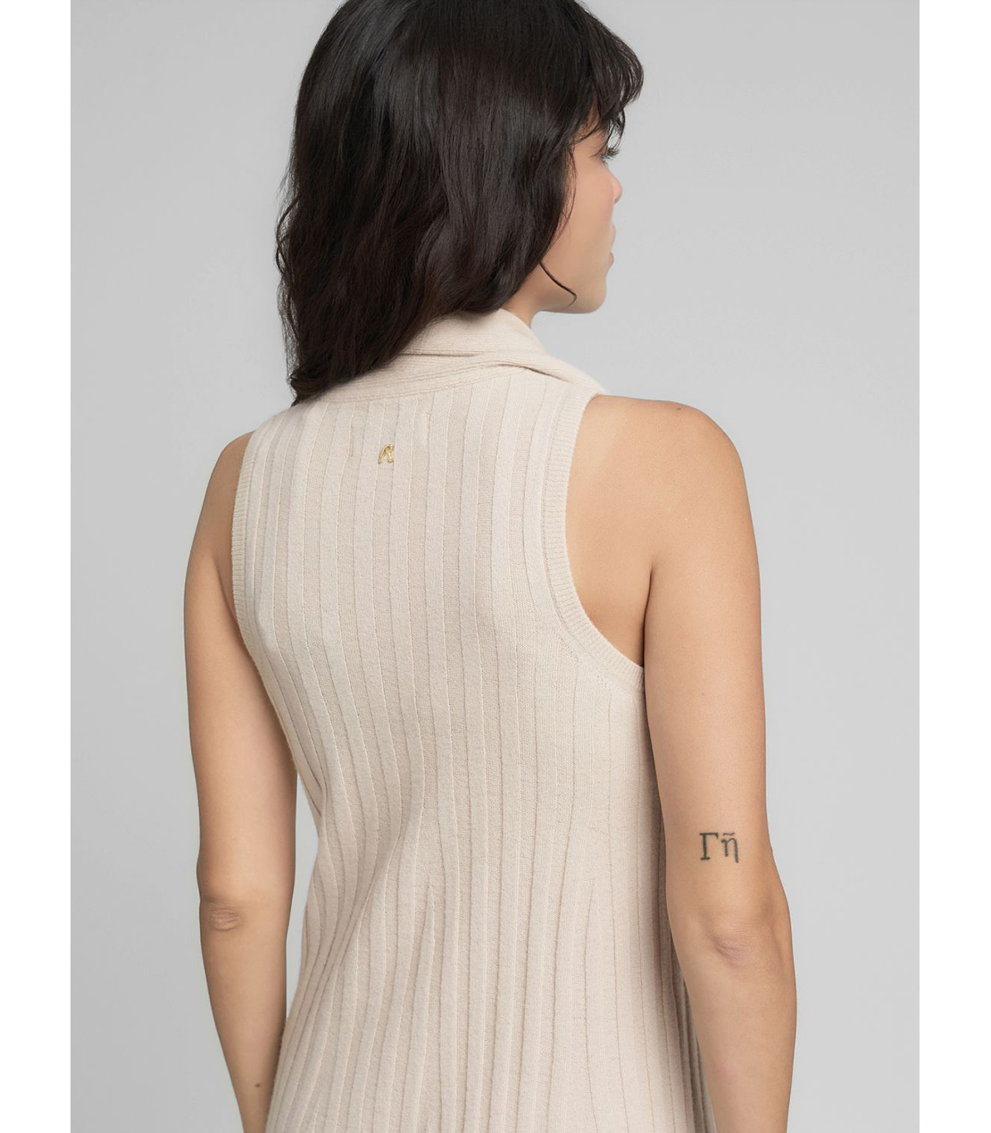 スカーフネック ミディドレス 詳細画像 オフホワイト 6